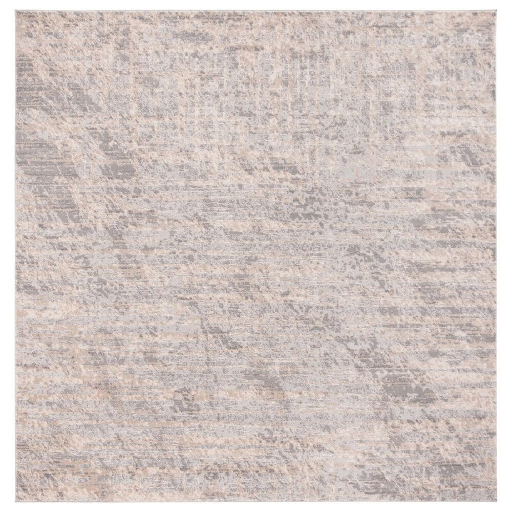 Safavieh Invista INV436A 6"7" Square Cream and Grey Area Rug, , large