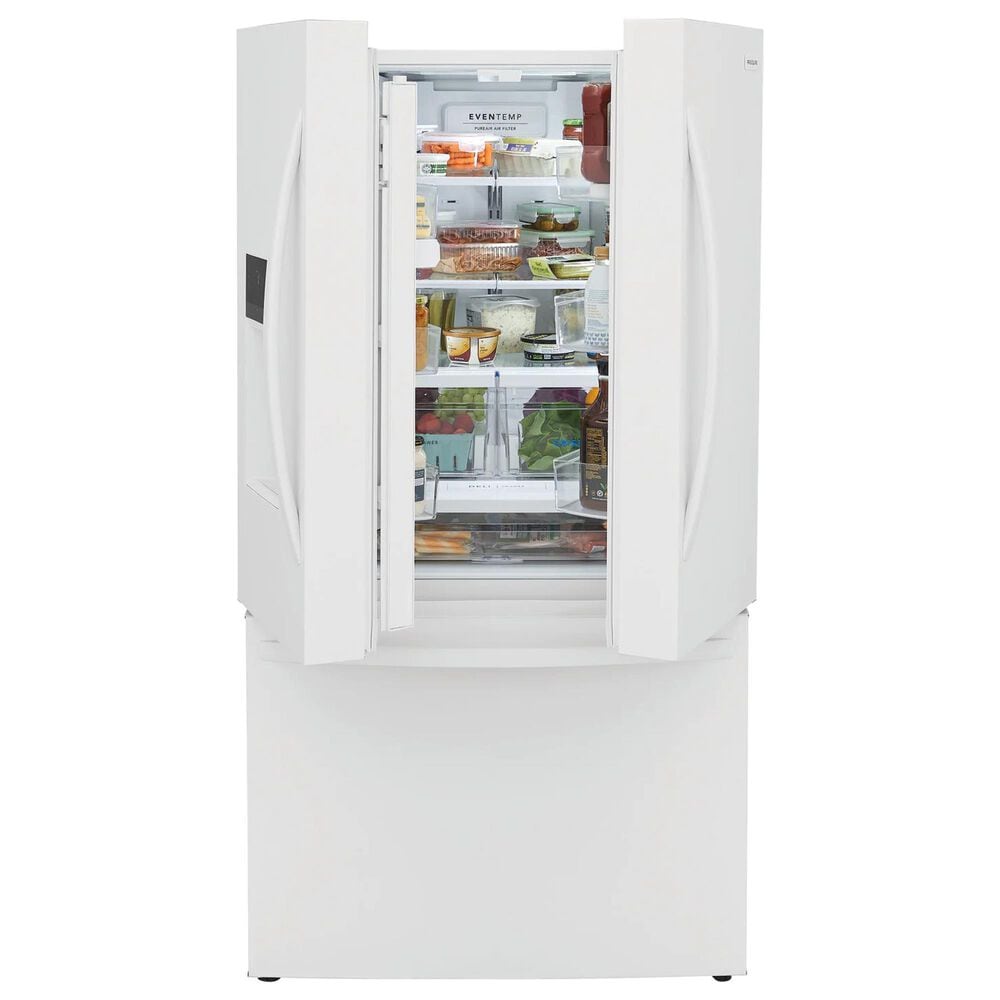 Frigidaire 27.8 Cu. Ft. Freestanding French Door Refrigerator in White, , large