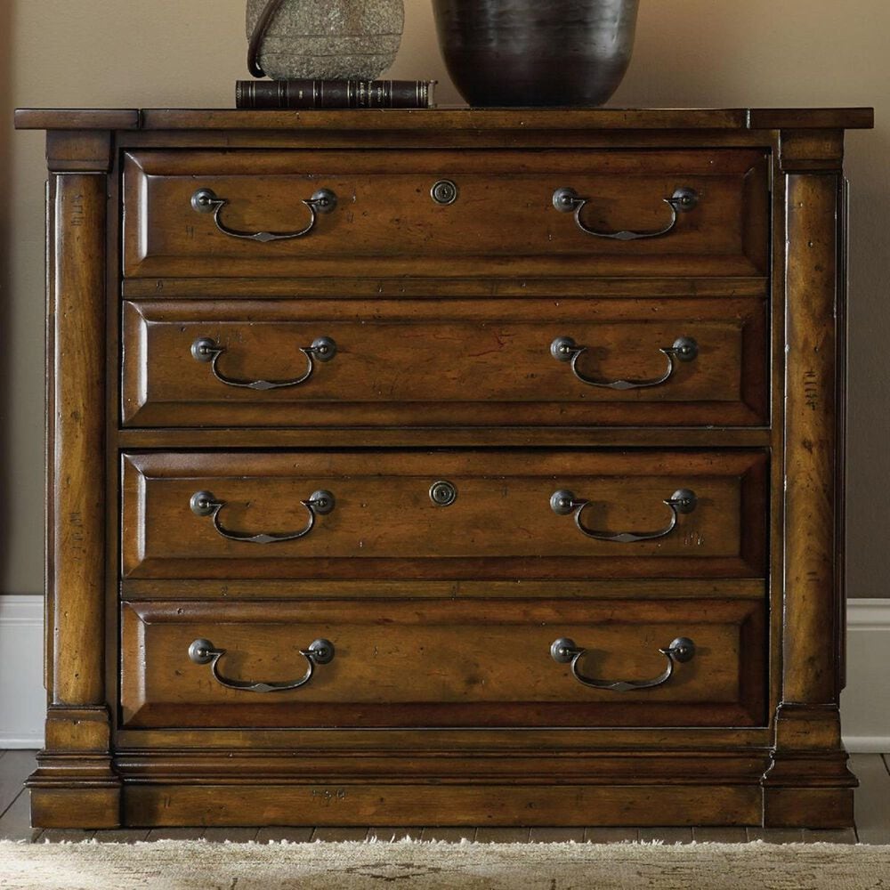 Hooker Furniture Tynecastle Lateral File in Warm Chestnut, , large