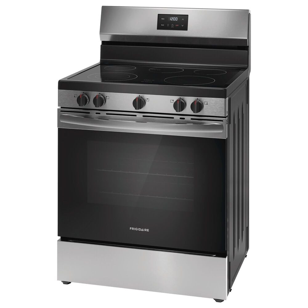 Frigidaire 2-Piece Kitchen Package with 30&quot; Electric Range and 1.8 Cu. Ft. Over-The-Range Microwave in Stainless Steel, , large