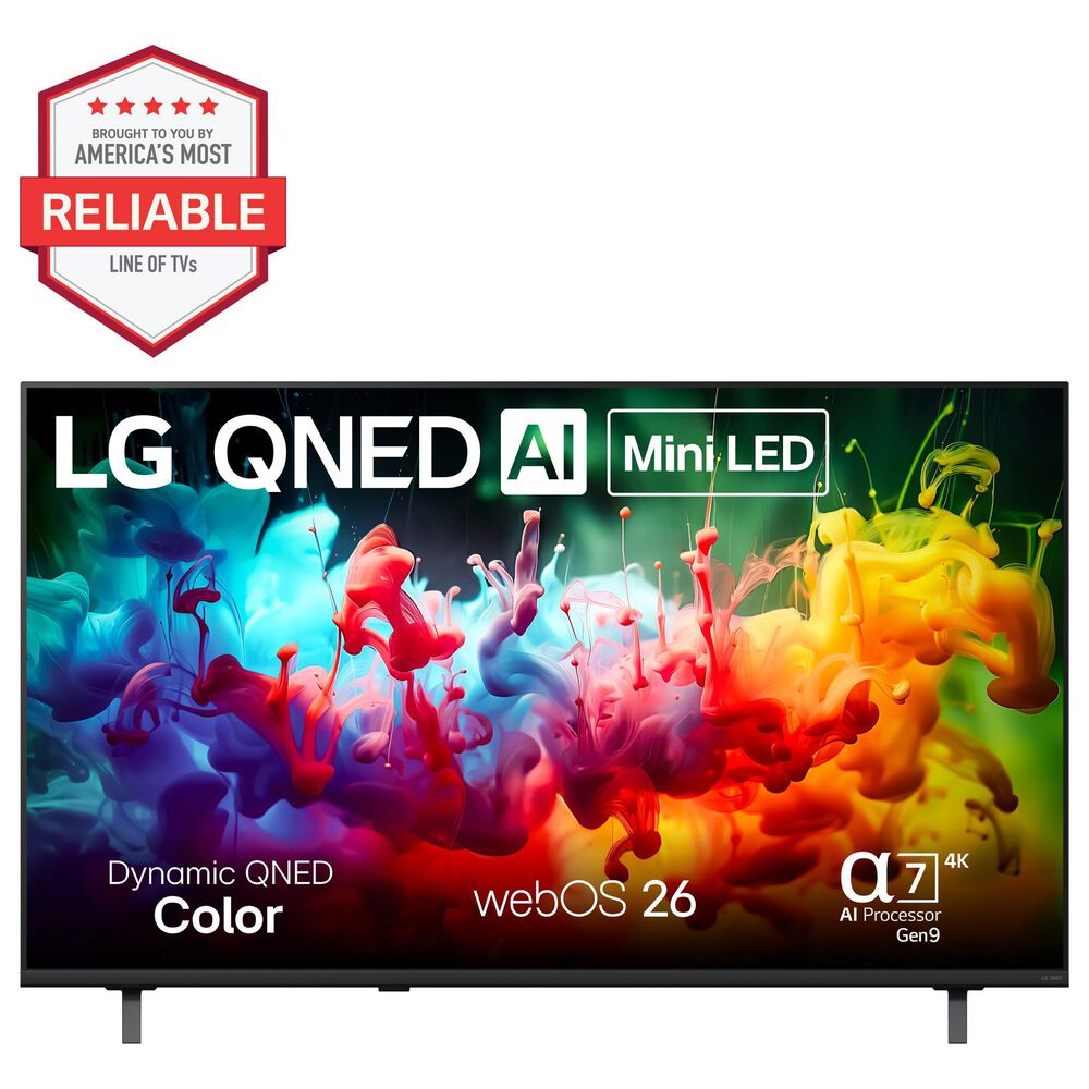 LG 55" Class 75B Series QNED AI Mini LED 4K Ultra HD - Smart TV with 2.0 Channel Soundbar in Black, , large