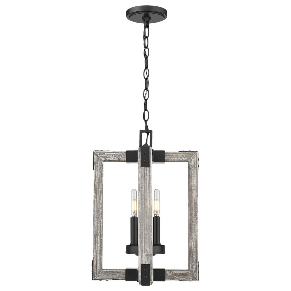 Golden Lighting Lowell 3-Light Pendant in Matte Black, , large