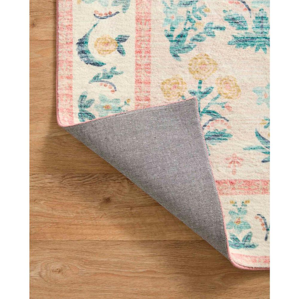 Loloi Rifle Paper Co. x Loloi Eden Mughal Rose Blush 2&#39;-6&quot; x 11&#39;-6&quot; Runner Rug, , large