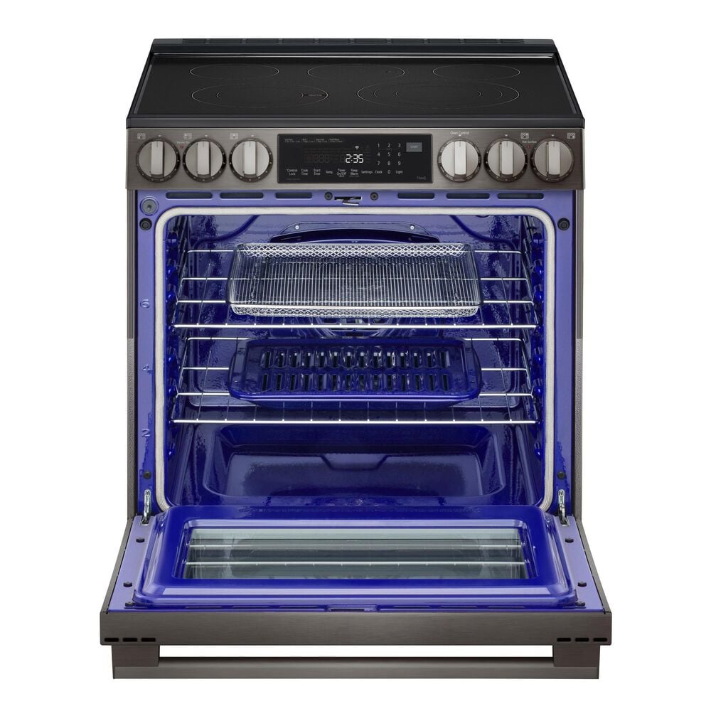 LG 6.3 Cu. Ft. Smart Wi-Fi Enabled ProBake Convection InstaView Electric Slide-In Range in Black Stainless Steel, , large