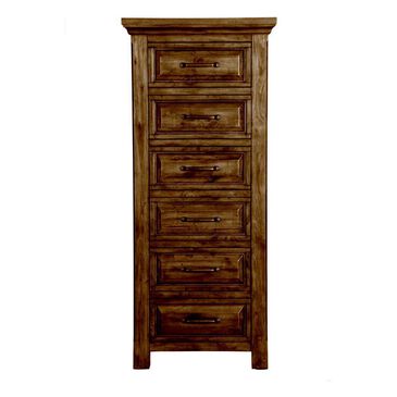 Napa Furniture Design Hill Crest 6 Drawer Lingerie Chest in Dark Chestnut, , large