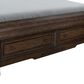 Sasha Lee Grand Teton King Storage Bed in Warm Brown Oak, , large