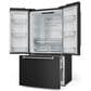 THOR KITCHEN Gordon Ramsay 20.3 Cu. Ft. Counter Depth French Door Refrigerator with Stainless Steel Handle Kit in Black, , large