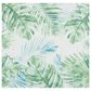 Safavieh Barbados Tropical Botanical 5"3" Square Green and Teal Indoor/Outdoor Area Rug, , large