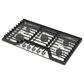 Whirlpool 36" Gas Cooktop with 5 Burner in Stainless Steel, , large