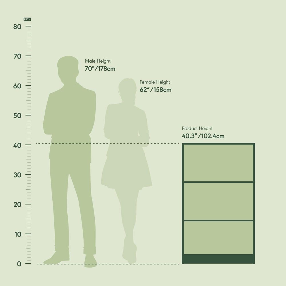 HOMLUX 3-Tier Display Bookshelf with Adjustable Shelves in Pink, , large