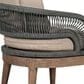 Hearth and Haven Orbit Outdoor Patio Dining Chair in Taupe, , large