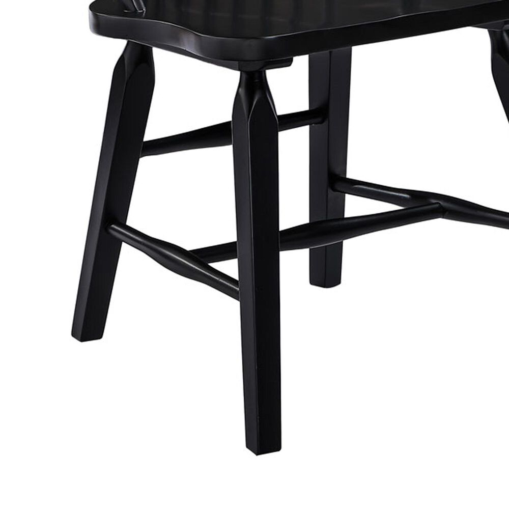 Crystal City Sommerset Dining Side Chair in Black, , large