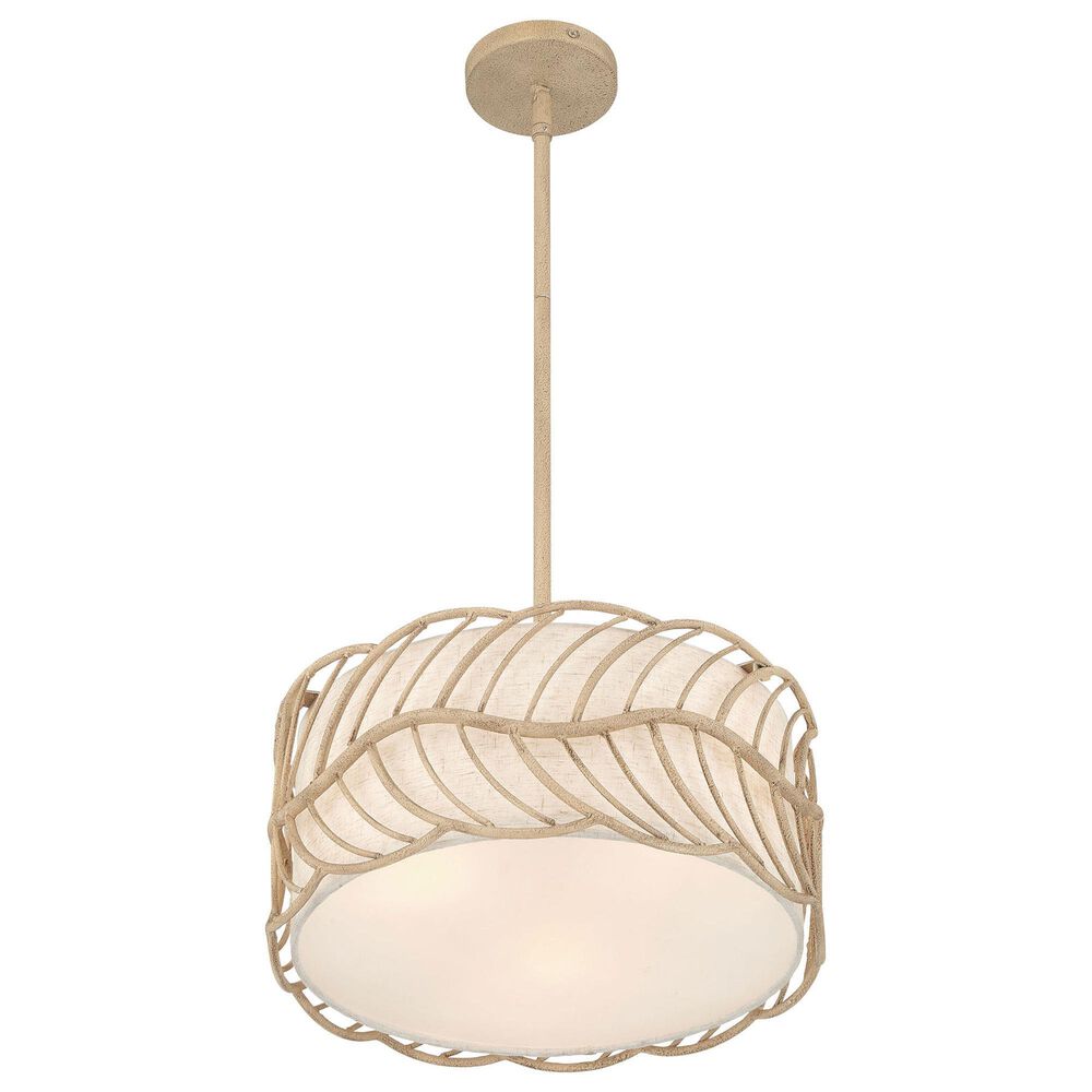 Golden Lighting Simbolo 3-Light Pendant in Almond, , large