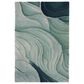 Nourison Prismatic Silver and Green 2" x 3" Area Rug, , large