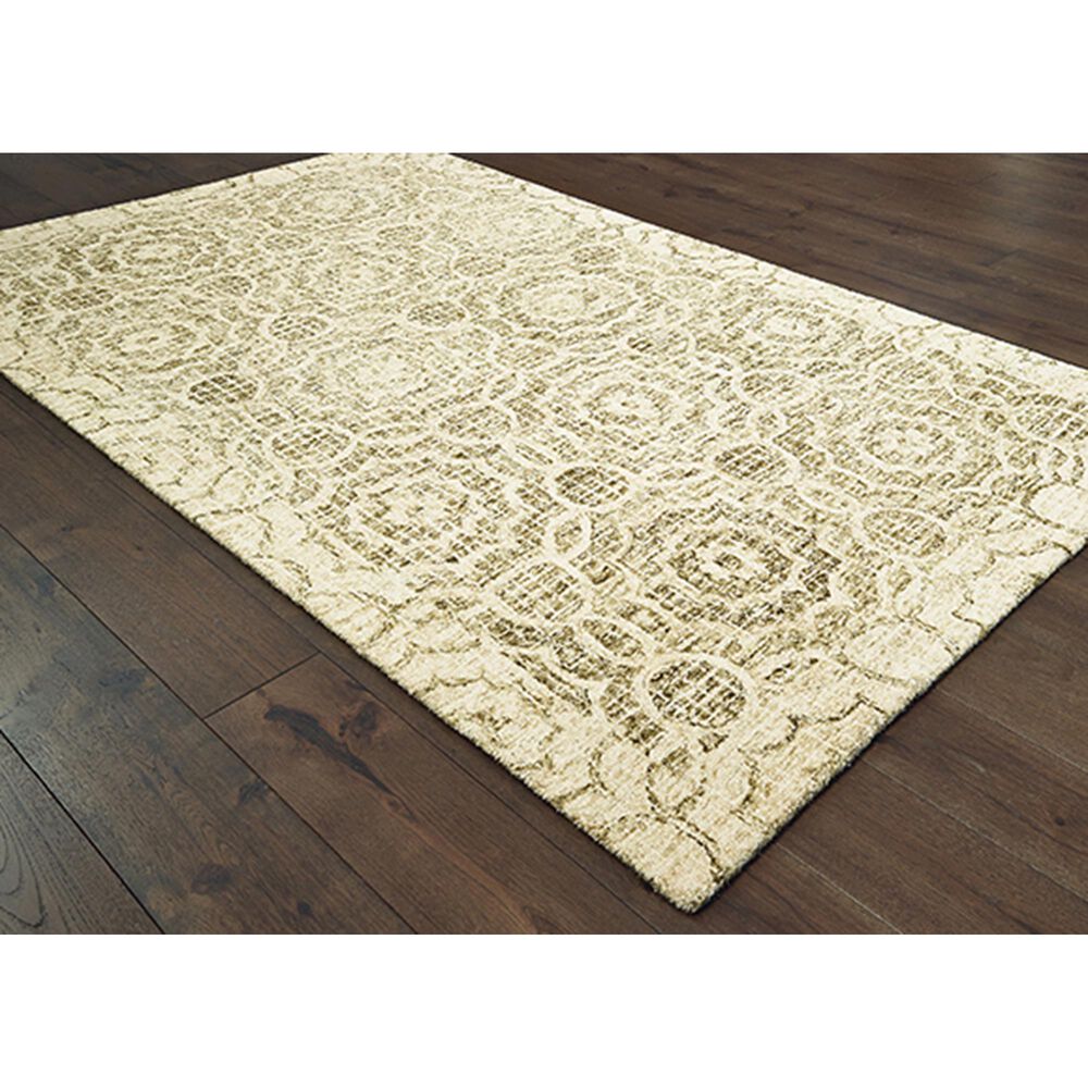 Oriental Weavers Tallavera 55606 10&#39; x 13&#39; Green and Ivory Area Rug, , large
