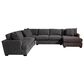 Fulton Home Triumph 2 4-Piece Sectional in Charcoal, , large