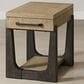 Emerald Home Furnishings Sutton Place Chairside Table in Caramel and Cocoa, , large
