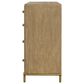 Pacific Landing Arini 4-Piece King Panel Bed Set in Brown, , large