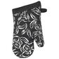 Mukitchen Designer Oven Mitt in Water Lily Black, , large