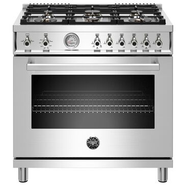 Bertazzoni 36" Professional  All Gas Range in Stainless Steel, , large