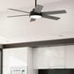 Hunter Donatella 52" Ceiling Fan with LED Lights in Matte Black, , large