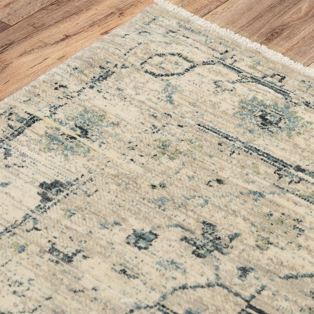 RIZZY Platinum PNM104 8&#39; x 10&#39; Beige and Green Area Rug, , large