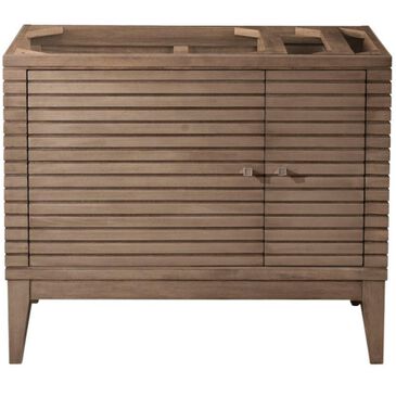 James Martin Linear 36" Single Vanity Cabinet in White Washed Walnut, , large