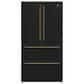 Forno Moena 19.2 Cu. Ft. French Door Refrigerator in Black, , large