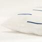 Rizzy Home 20" x 20" Striped Down Filled Throw Pillow in Ivory and Deep Dark Blue, , large
