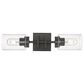 Golden Lighting Tribeca 2-Light Wall Sconce in Matte Black, , large