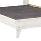 Ashley Shawburn Queen Panel Platform Bed in White/Dark Charcoal, , large