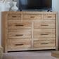 Riva Ridge Modern Loft 9-Drawer Chesser in Khaki, , large