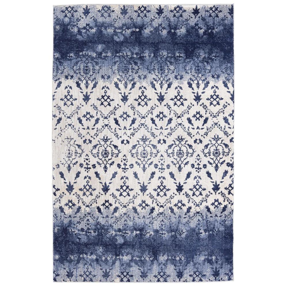 Patina Vie Cosmopolitan Netherlands 91222-50134 9"6" x 12"11" Indigo Area Rug, , large
