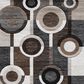 Ashley Guintte 8" x 9"6" Black, Brown and Cream Area Rug, , large