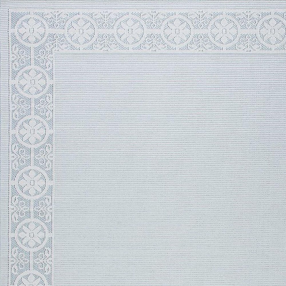 Safavieh Martha Stewart Cyprus 6&#39;7&quot; x 9&#39; Aqua and Cream Area Rug, , large