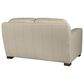 Sienna Designs Leather Stationary Loveseat in Stallion Vanilla, , large