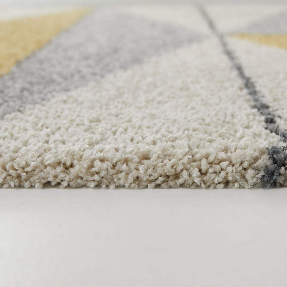 Balta Rugs Stella Levine Yellow 5'3" x 7' Area Rug, , large