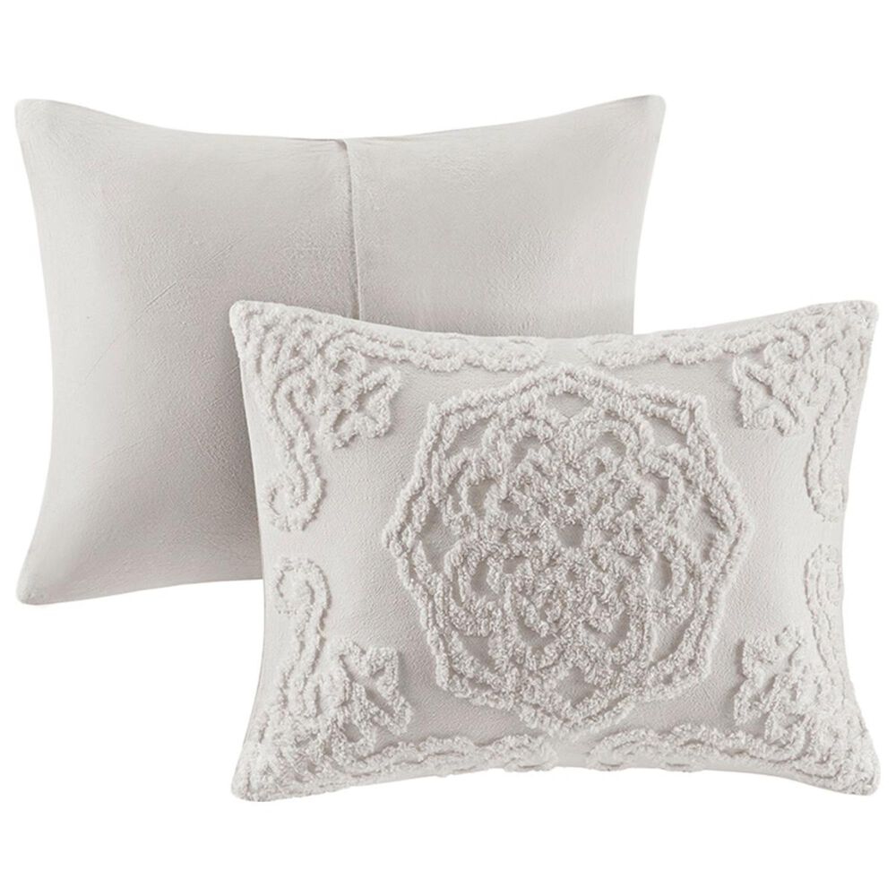 Hampton Park Laetitia 3-Piece Queen Comforter Set in Gray, , large