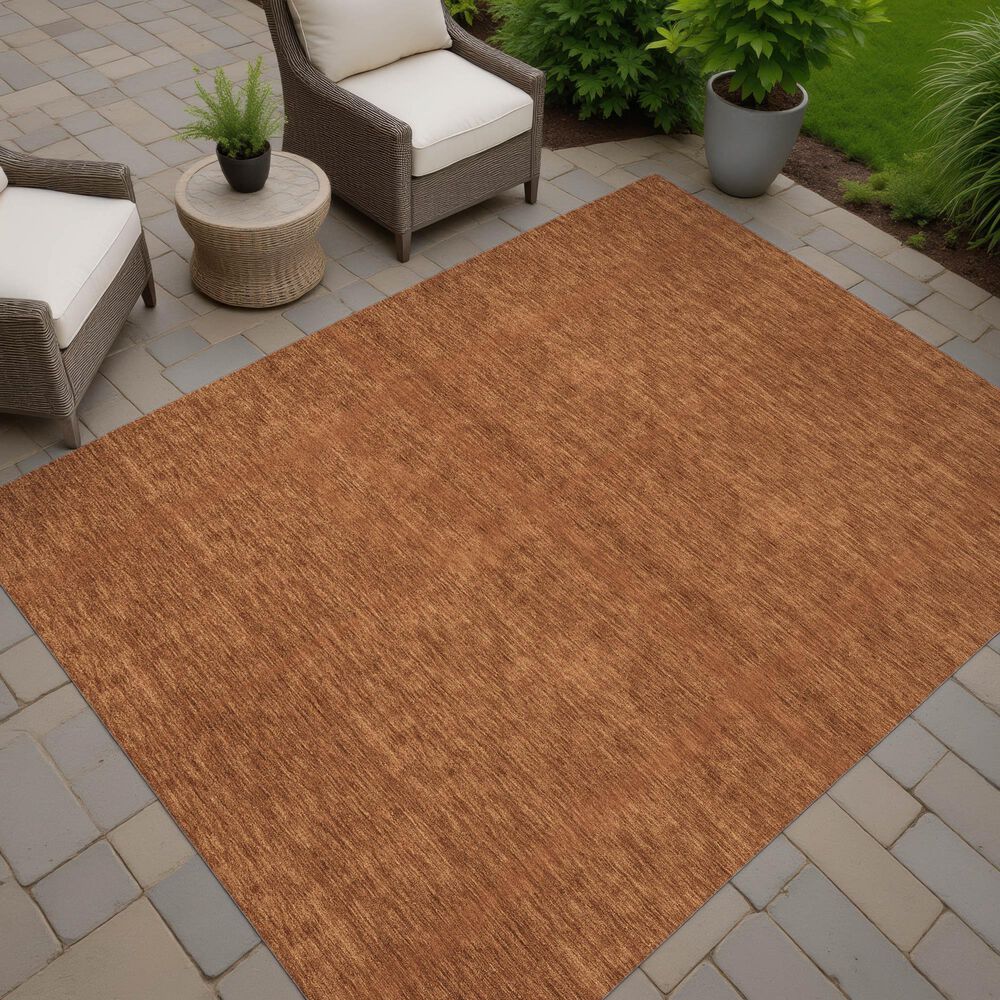 Dalyn Rug Company Soft Essentials Solid Paprika 8' x 10' Area Rug, , large