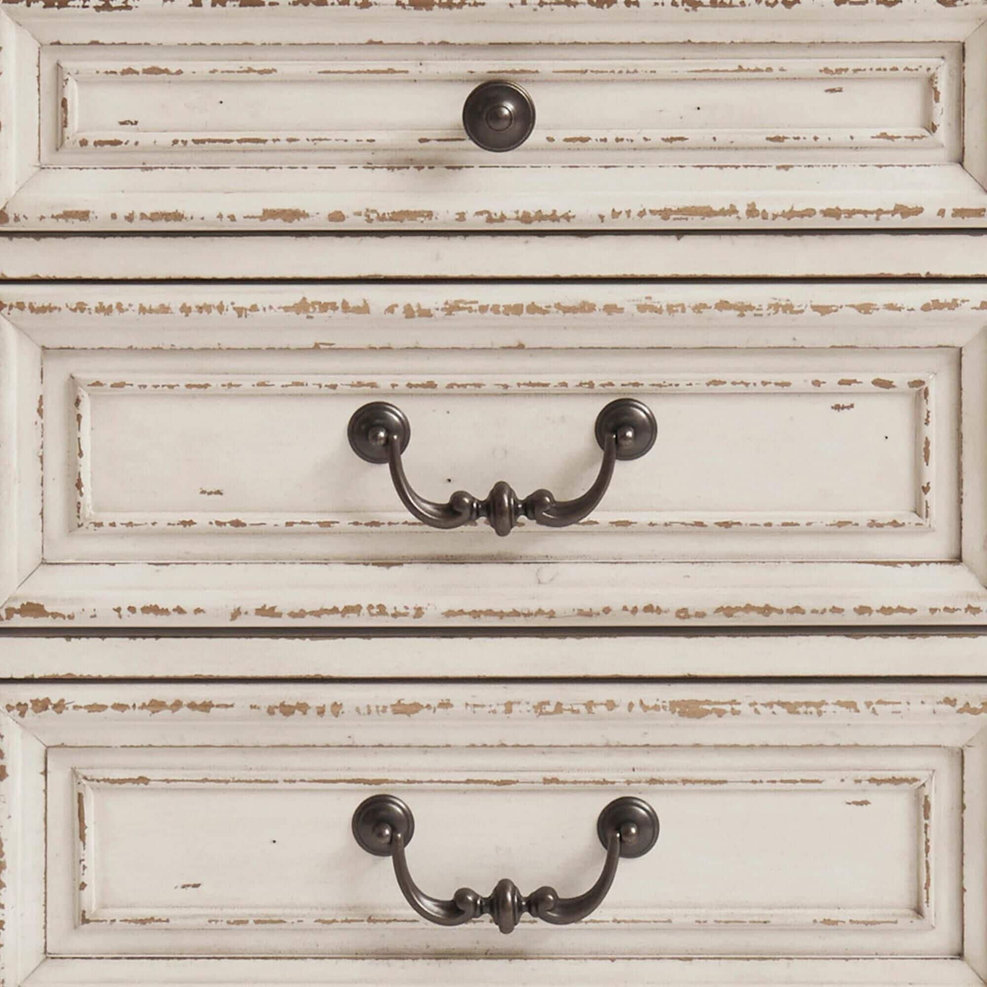 Ashley realyn nightstand online chipped white