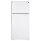 GE Appliances 15.6 Cu. Ft. Top Freezer Refrigerator with Right Hinge in White, , large