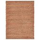 L&R Resources Natural Fiber Tan and Pink 9" x 12" Area Rug, , large