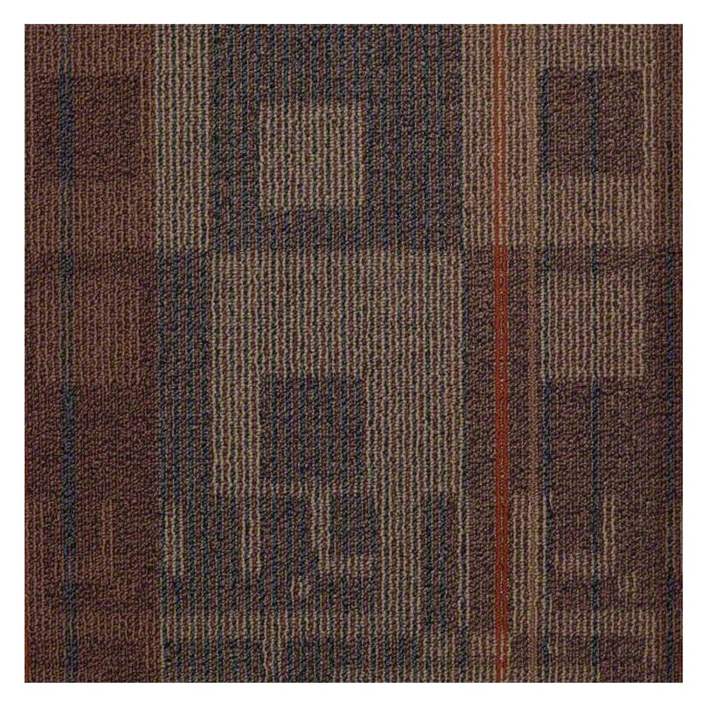 Shaw Ad-Lib 24" x 24" Carpet Tile in Phone Conversation, , large