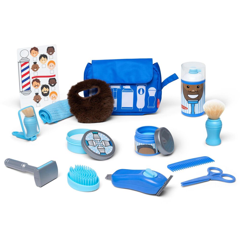 Melissa & Doug Barber Shop Playset, , large