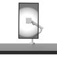 Kanto Single Monitor Desk Mount for 17" - 40" Displays in White, , large