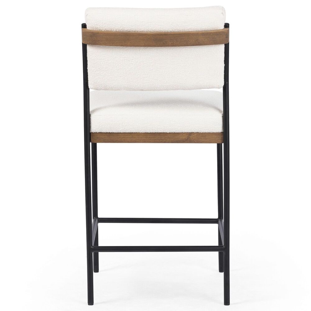 Four Hands Benton Counter Stool in Drifted Oak and Midnight, , large