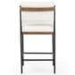 Four Hands Benton Counter Stool in Drifted Oak and Midnight, , large