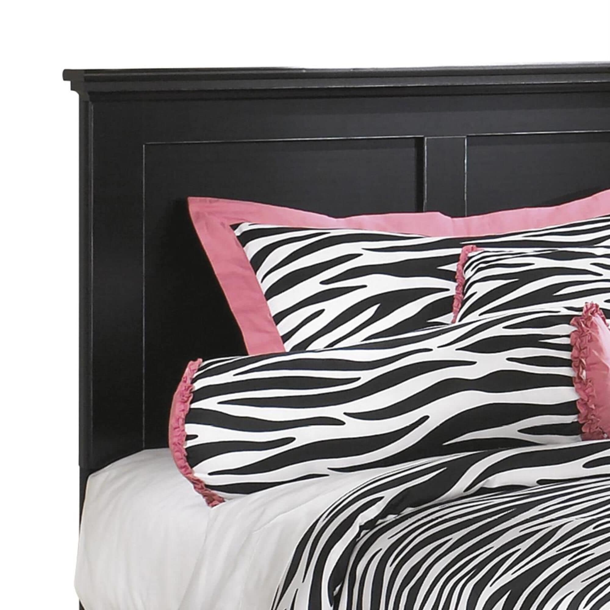 Signature Design by Ashley Maribel Twin Panel Headboard in Black