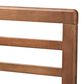 Baxton Studio Salome King Slat Headboard in Walnut Brown, , large