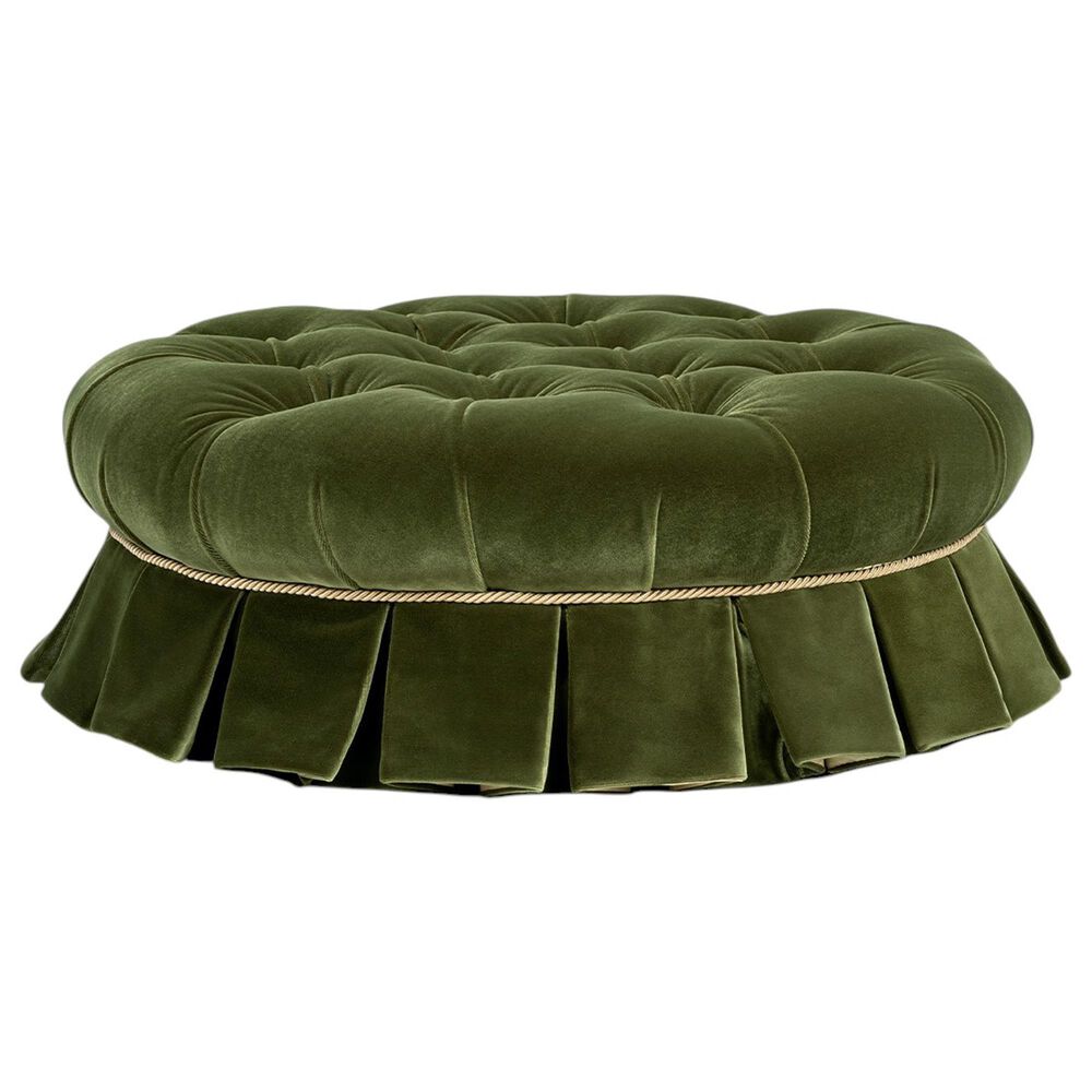 Jennifer Taylor Home Roquefort 24.5" Dog Sofa Bed with Box-Pleated Skirt in Olive Green, , large